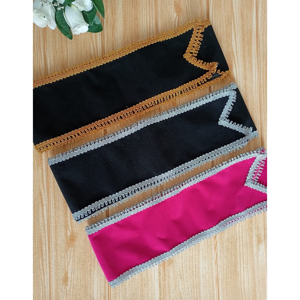 97 Selempang Wisuda Polos renda kecil ts6dh