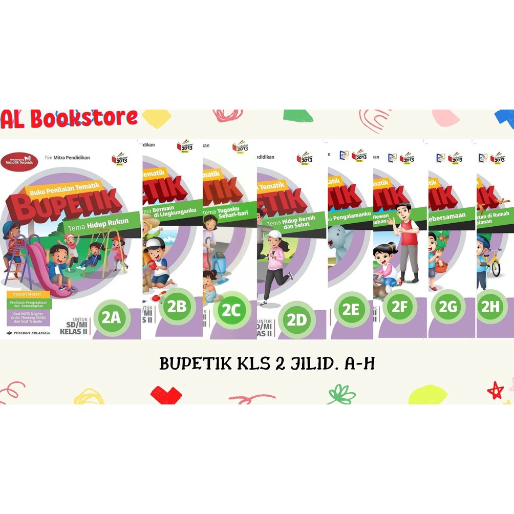 

Kirim langsung BUPETIK SD Kls.2 JL. A - H. /K13N LYQ