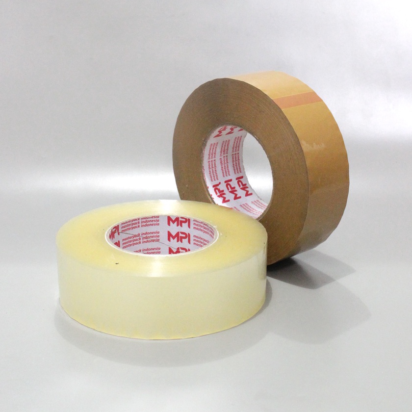 

(L-J☆◆4] Lakban Bening - Lakban Cokelat 45 mm x 300 Yard Master Pack Indonesia/ murah!