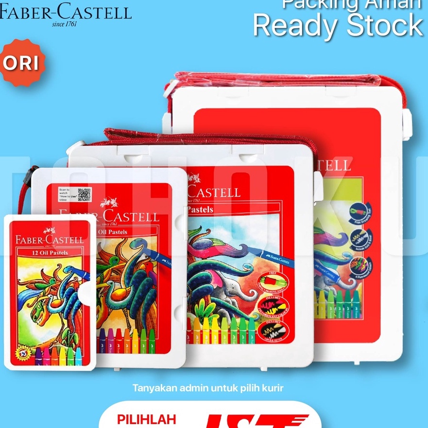 

(➸ Z➸ST] Faber Castell Oil Pastel 72 - 60 - 48 - 24 -12/ muurah.!!