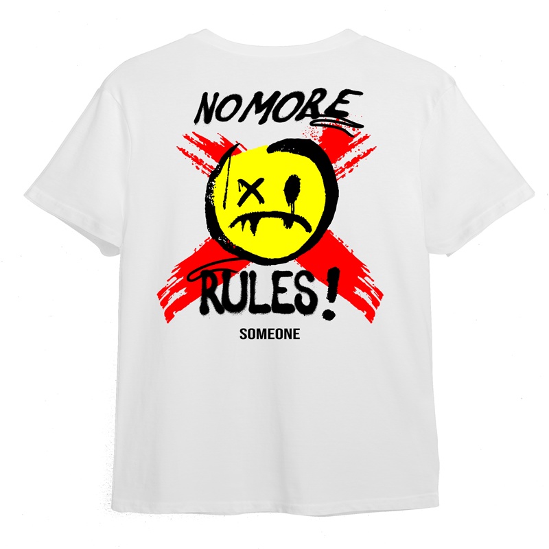 Someone T Shirt "No More" Putiih Baju Kaos