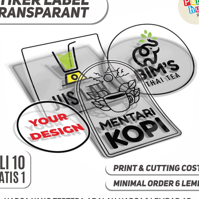 

(M-O➸➛6) CETAK STIKER LABEL TRANSPARAN / LABEL MAKANAN TRANSPARAN / LABEL PRODUK / STIKER LABEL USAHA / STIKER TRANSPARAN/ terviiral.