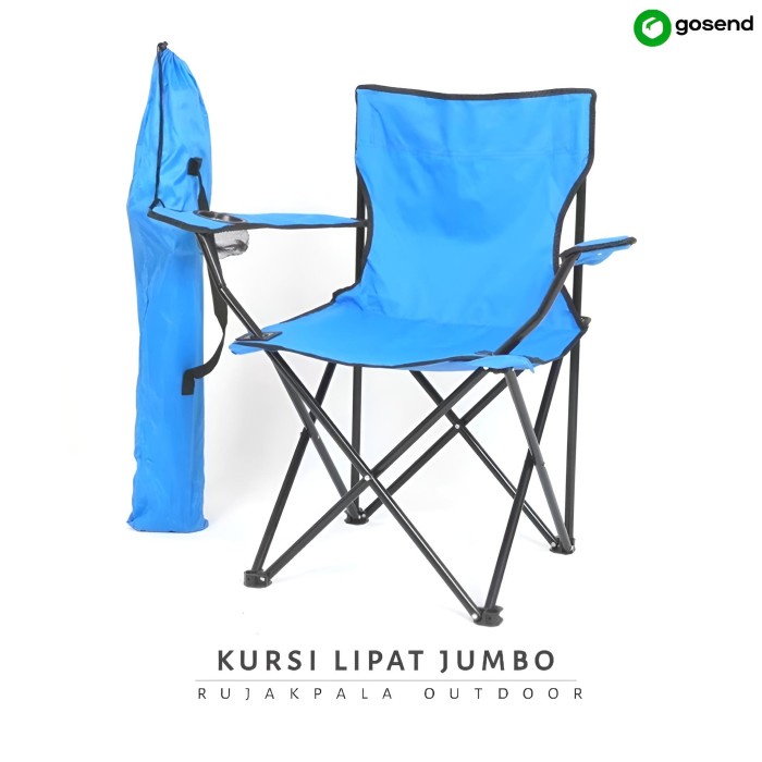 KURSI LIPAT PORTABEL OUTDOR KURSI CAMPING KURSI LIPAT OUTDOOR BESAR