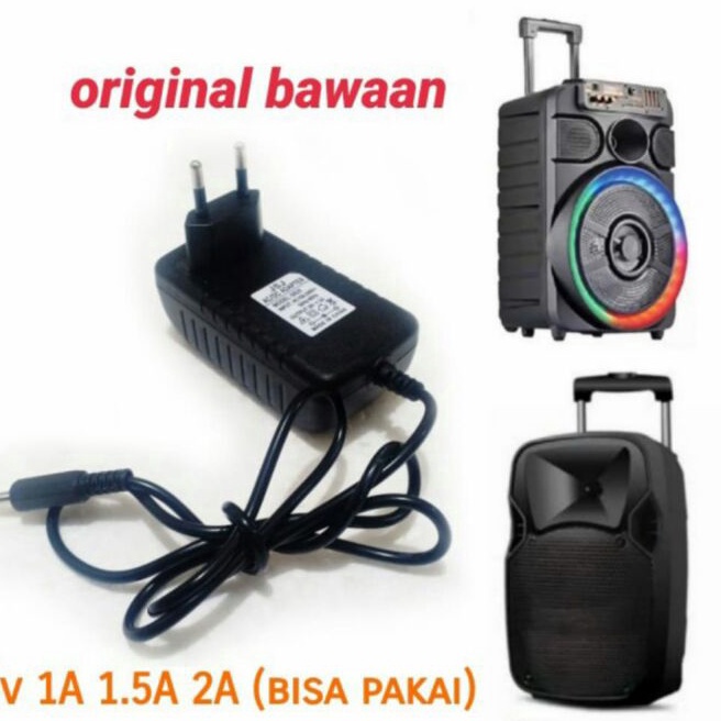 [O-D♫✔D) universal charger casan speaker meeting advance aiwa adaptor 9v 9 volt 1A 1.5A 2A original 