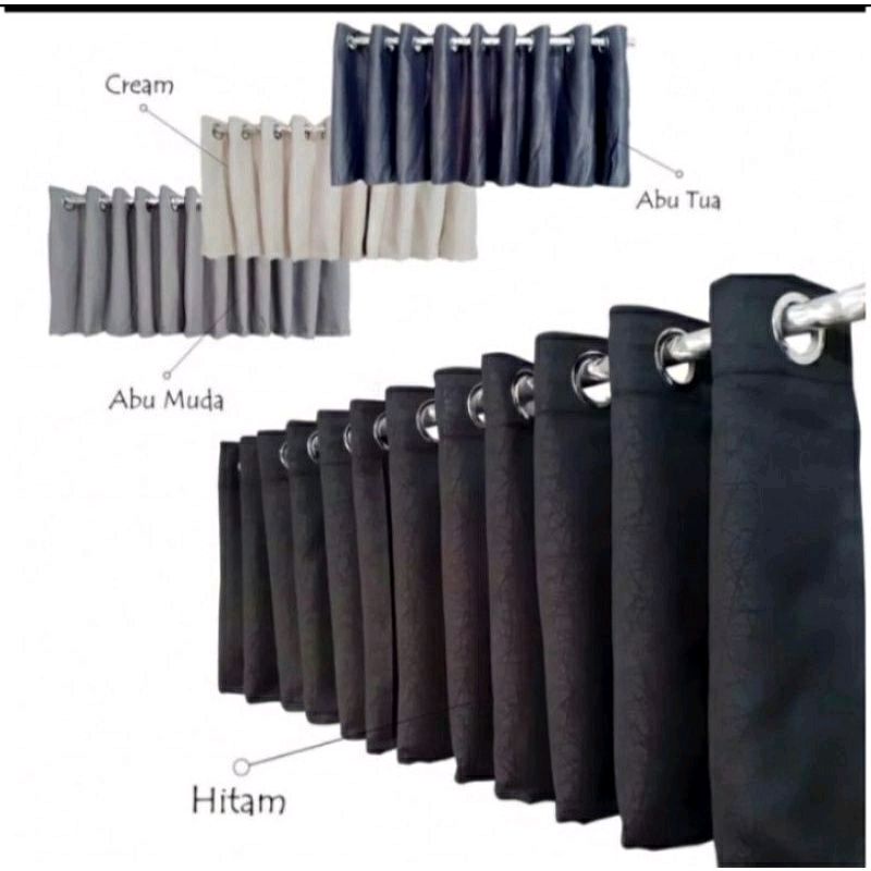 GORDEN PONI BLACKOUT POLOS PREMIUM GORDEN PENTILASI GORDEN 100% BLACKOUT DOFF PONI