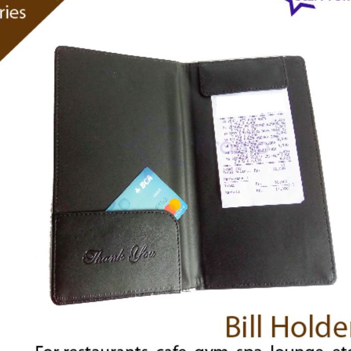 

[♡ Y☀5Z) Bill Holder Cover Bill Resto Cafe Hotel/ super.keren.!!