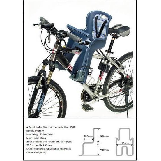 Kursi Boncengan Sepeda Anak Depan Belakang Taiwan Bisa Instan Boncengan Anak Sepeda Depan Belakang
