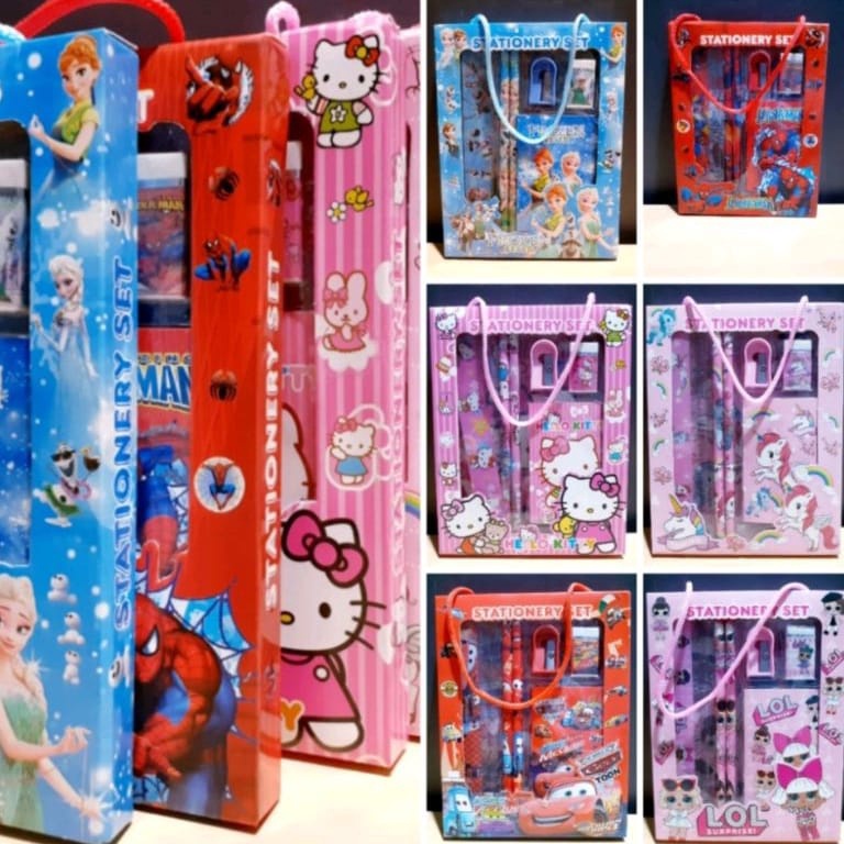 

Ready Stok★↕ JCPVI Pensil Set Box Anak - Stationary Set - Paket Alat Tulis Karakter TK F91 Bestseller