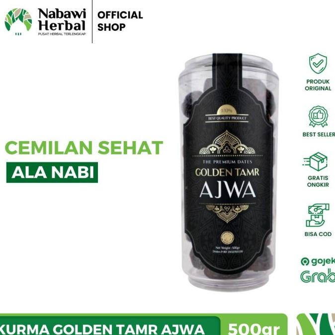 

ADA GOLDEN TAMR - KURMA GOLDEN TAMR AJWA 500GR FITRARAMADAN66