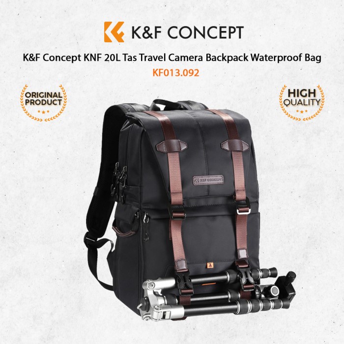 Terlaris Knf Concept 20L Travel Camera Backpack Waterproof Bag Multifunction