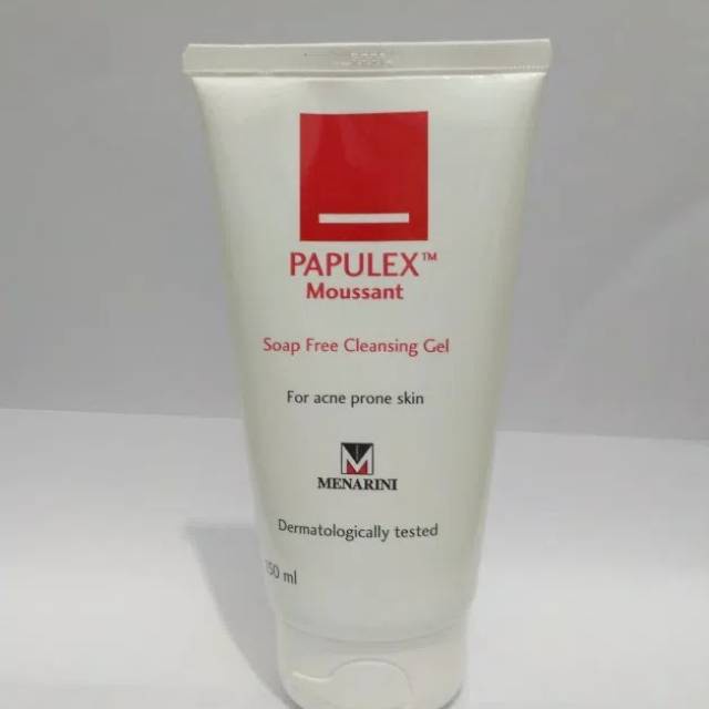 Papulex Moussant Cleansing Gel 150 Ml Soap Free Anti Acne Jerawat