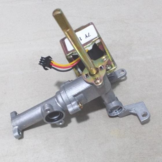 Gas Inlet Water Heater Lpg Solenoid Valve + Connector Burner Kompor