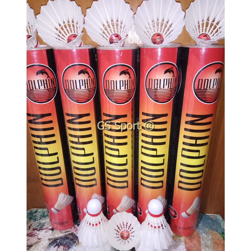 Harga murah Shuttlecock DOLPHIN MERAH l Terlaris ★★★.