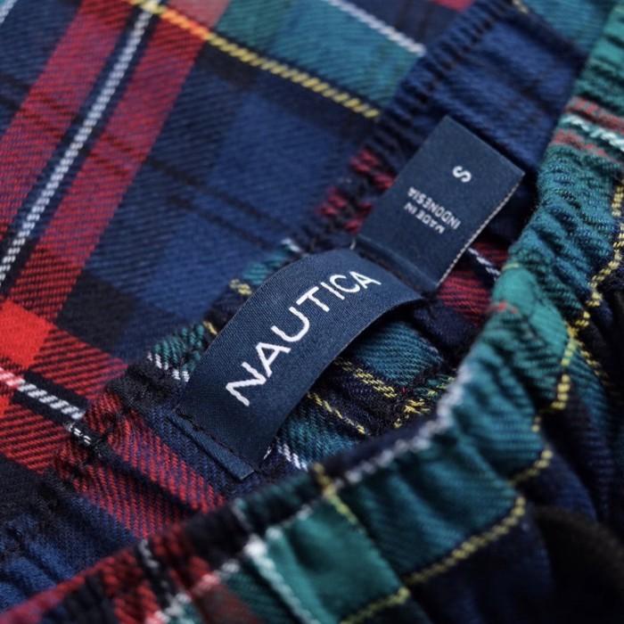 TERLARIS - CELANA NAUTICA COTTON FLEECE SLEEP SHORTS ORIGINAL PAJAMA PENDEK PRIA