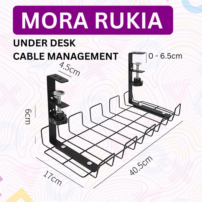 

Terlaris Cable Management Under Desk Tray Blackztep Rukia Penyimpanan Kabel