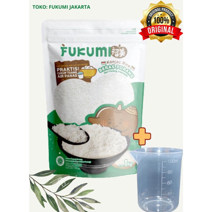 

Beras Porang Fukumi ORIGINAL Pouch 1 Kg - Beras Diet Halal