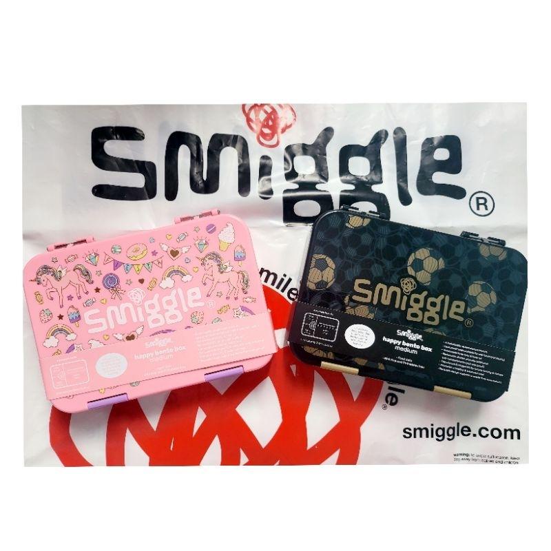 Smiggle Medium Happy Bento Box ORIGINAL / kotak Makan Smiggle Bento Lunch Box Best Seller