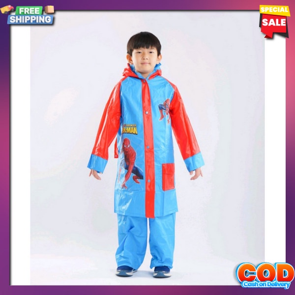 Jas Ujan Premium Mentrel Perempuan Laki Aestetic Kekinian Korea Style Raincoat Pelindung Air Hujan K