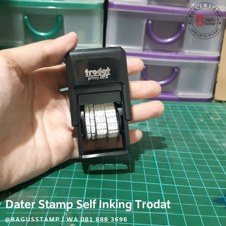 

38 Stempel Trodat 4810 Stempel Tanggal Otomatis / Dater Otomatis 8070