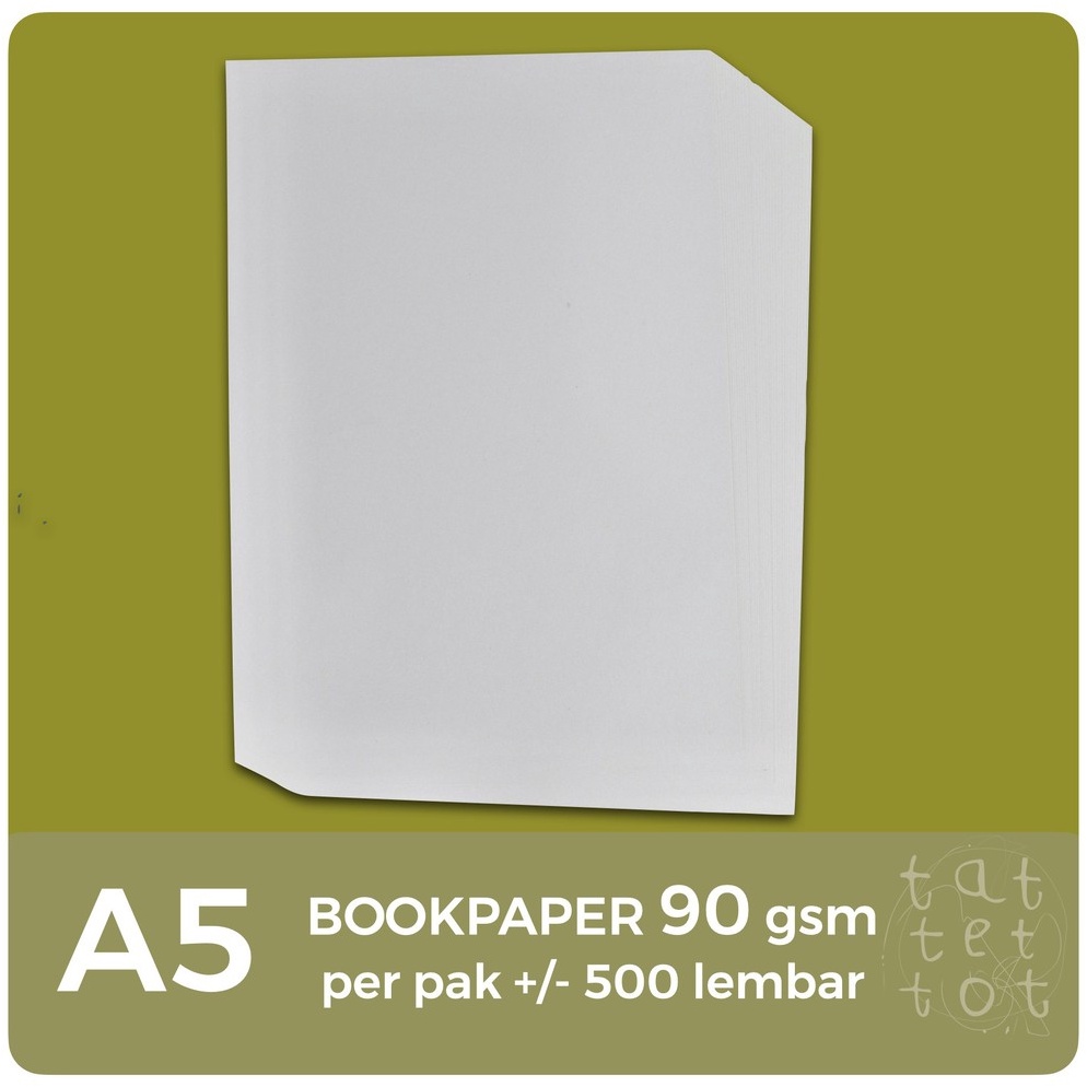 

LKJ-64 BOOKPAPER 90 gsm A5 PER RIM BOOK PAPER A5 90gsm B9A