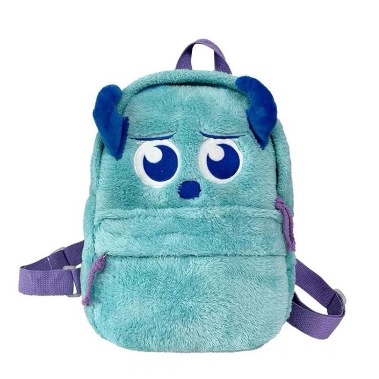 Diskon Boo Tas Ransel Disney Plushie Karakter Lotso Monster Mini Inc Pooh Backpack Bulu Lucu Kecil W