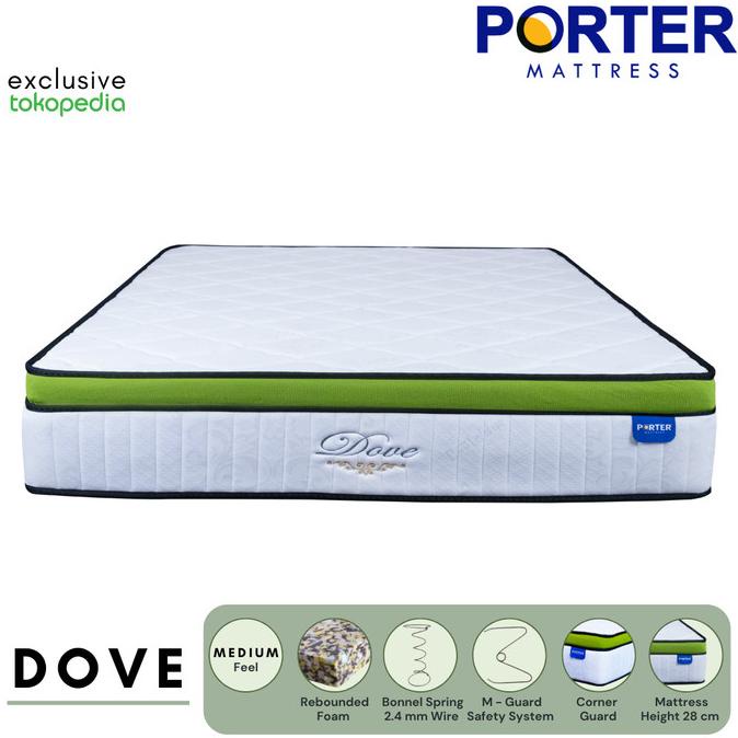 Kasur Springbed Orthopedic PORTER - Dove