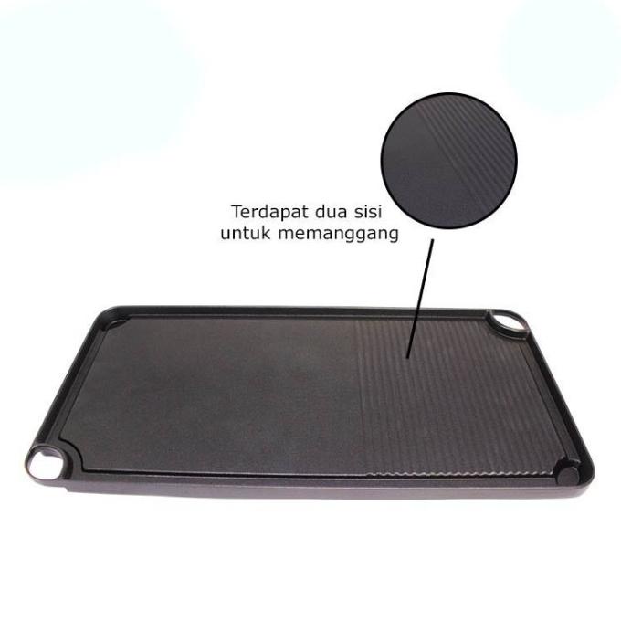 

jen GRILL PAN BBQ COOKMASTER CMG907 - ALUMINIUM GRIDDLE PAN ANTI LENGKET