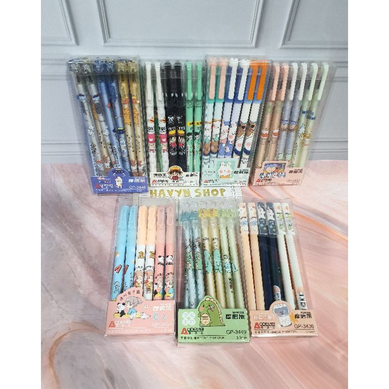 

[PROMO J8BA] (12pc) pen bisa hapus/pen gel hapus/erasable pen/pen hapus lucu fancy 216