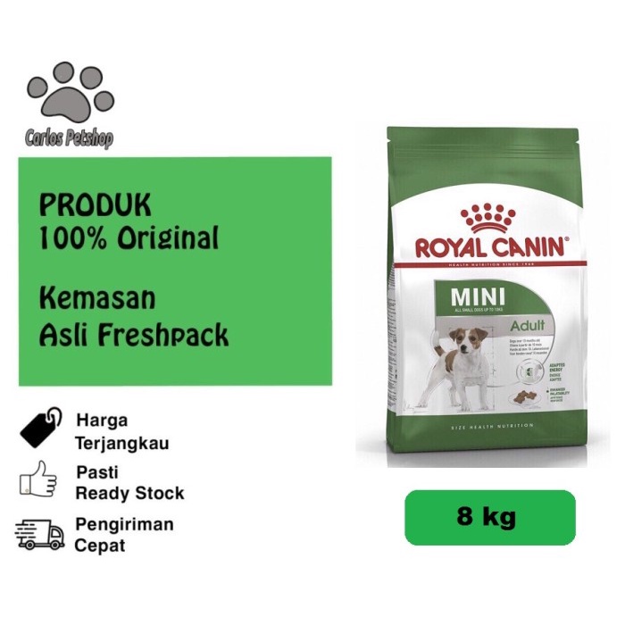 {PetShop} Royal Canin Mini Adult 8kg -  Price Diskon