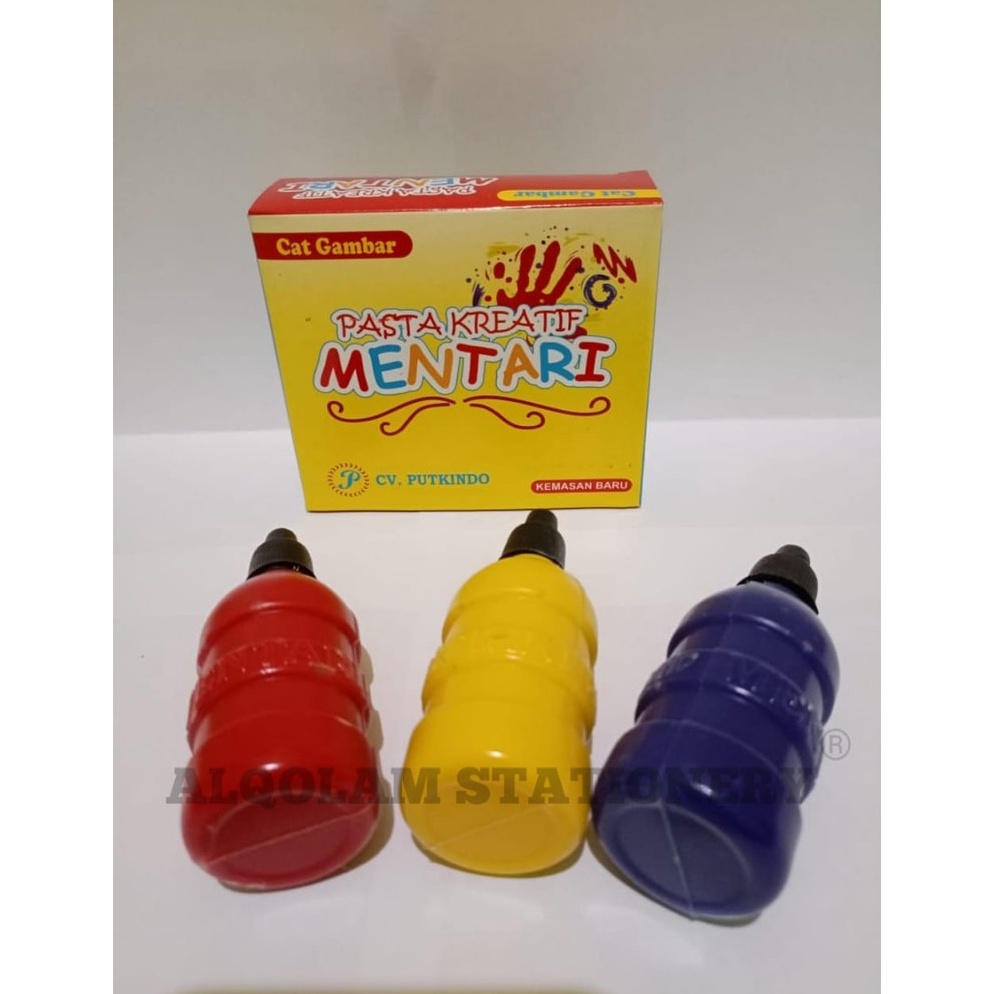

fxec -40 Azka_Niam SATU PACK ( 3 WARNA x 50ml ) Pasta Kreatif Mentari Cat Gambar Cat Finger Painting Buy Again