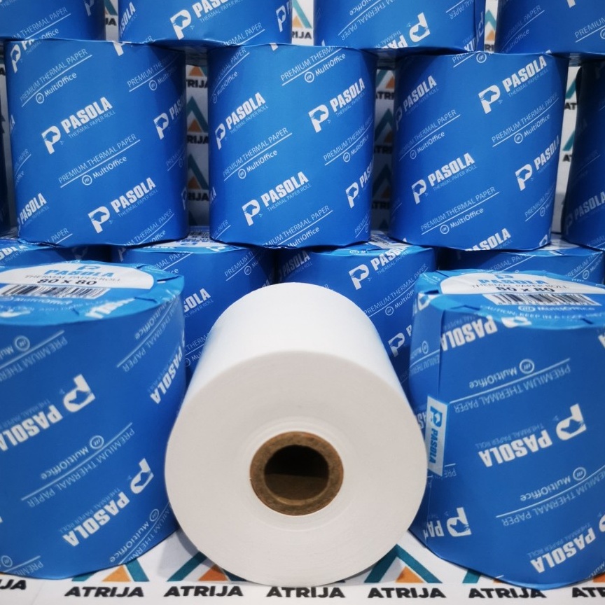 

Edisi Mewah Kertas Thermal Struk Kasir 80 x 80 Pasola . Thermal Paper Roll 80x80 EDT