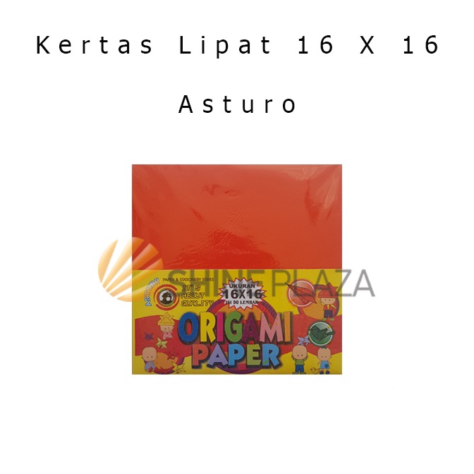 

Dijamin Murah Kertas Lipat 16x16 Asturo - Origami Paper Asturo 16 x 16 Isi 50 Lembar W9I