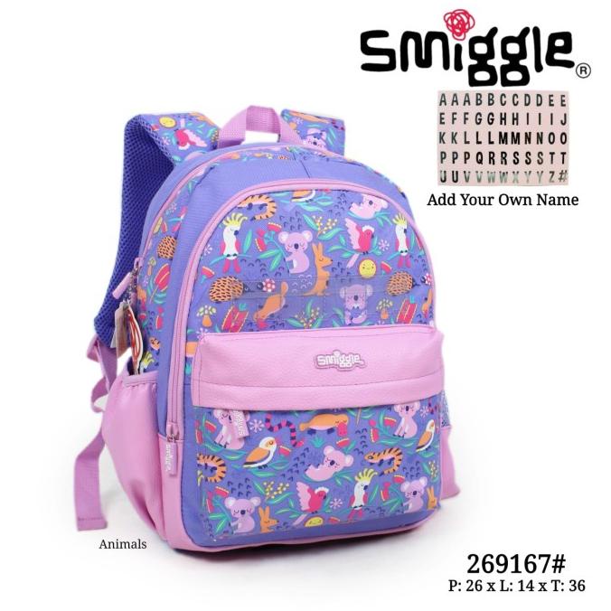 Tas Backpack Smiggle Anak TK / Tas Ransel Anak Sekolah TK