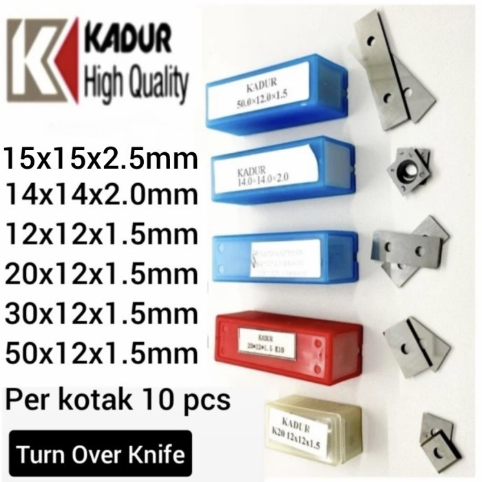 

Terlaris Pisau Tok / Turn Over Knife Kadur - 5 Varian Ukuran