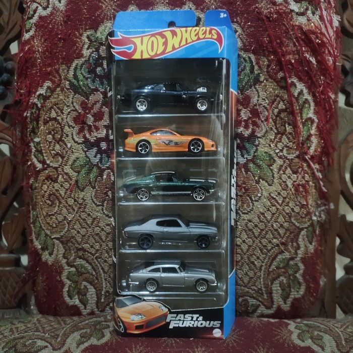 Terlaris Hot Wheels Supra Fast And Furious 2023 Gift Pack Isi 5 Pcs
