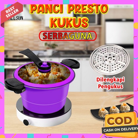 Panci Set Isi 5 Pcs Anti Lengket Promo 3 In 1 Stainless Tebal Murah Paanci Supra Terbaru Pani Tutup 