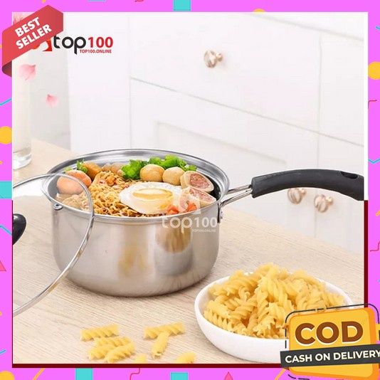 Panci Set Isi 5 Pcs Anti Lengket Promo 3 In 1 Stainless Tebal Murah Kuali 1Set Untuk Memasak Air Pua
