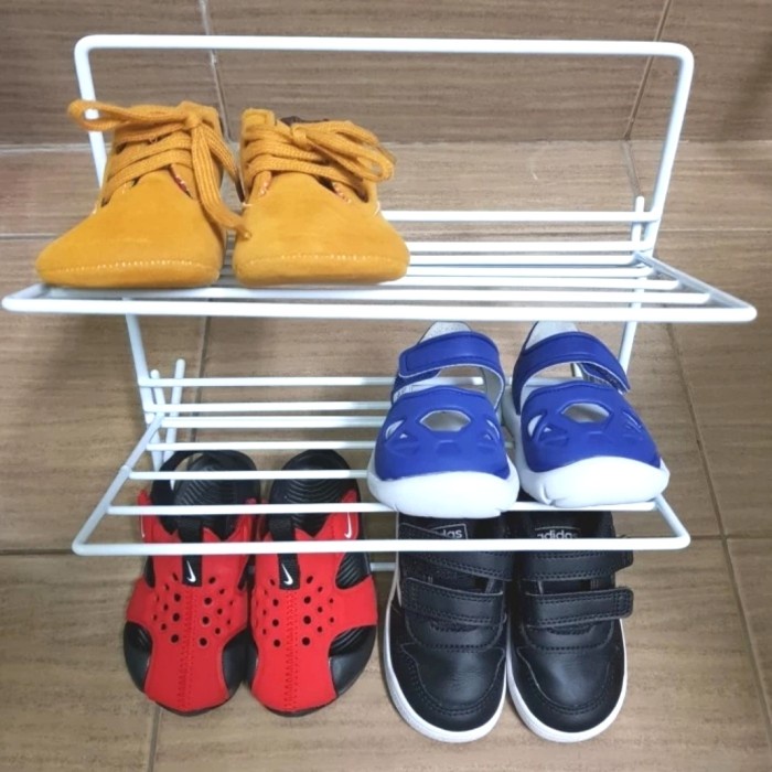 Tempat Sepatu Mini Bayi Baby Rak Susun Lemari Sandal Lipat