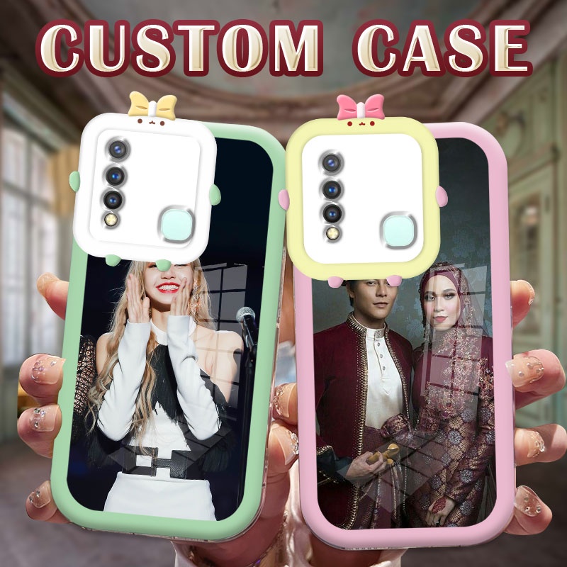 CUSTOM CASE untuk vivo y19 y17 y15 y12 y11 2019 y12i y15s y15c 2021 SOFTCASE CASING PITACU KARAKTER 