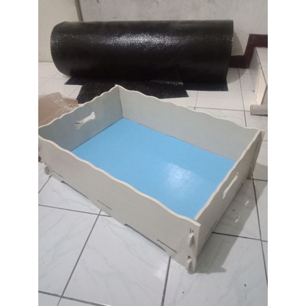 Box Kotak Kayu Tempat Tidur Hewan Kucing Anjing