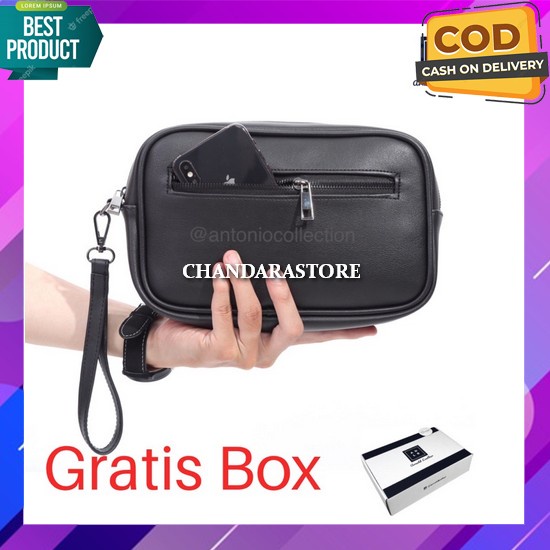 Handbag Clutch Pouch Coach Pria Wanita Bahan Kulit Asli Termurah Bc10 Business Clutch Pu Leather Osa