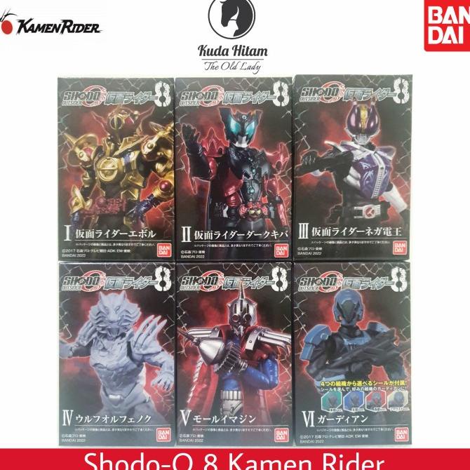 Bandai Shodo O 8 Outsider Kamen Rider Evol Dark Kiva Nega Den-O Wolf