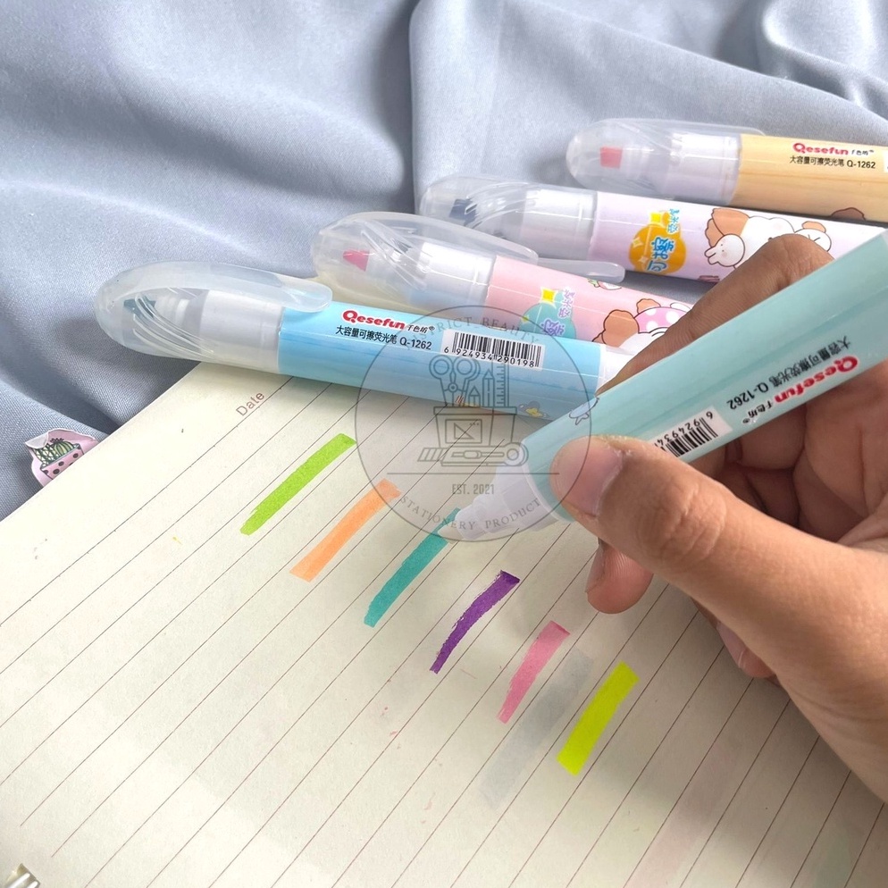 

Ready Stock-STABILO BISA DIHAPUS SATU SISI STABILO GEMOY STABILO LUCU SATU SET ISI 6 PCS STABIL GENDUT