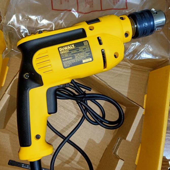 Mesin Bor Tangan Listrik Impact Drill Dewalt Dwd024 13Mm