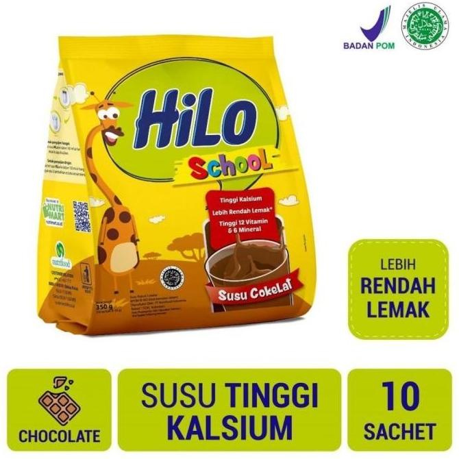 

Hilo School Susu Cokelat Isi 10 Sachet