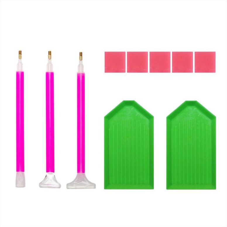 

Model Keren.. DIY Diamond Painting Tools Set 5D Mosaic Painting / Tools Diamond Painting HTB