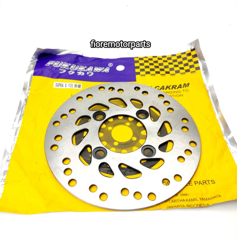 PIRINGAN CAKRAM DISC BELAKANG SUPRA X 125 . BLADE NEW. SUPRA X 125 HELMIN MERK FUKUKAWA