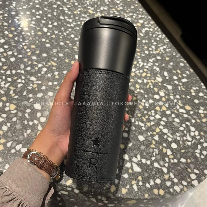 TUMBLER STARBUCKS RESERVE BLACK LEATHER ORIGINAL MEGARAHMA6
