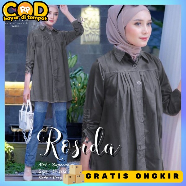 Tunuk Wanita Dewasa Longtunik Branded Murah Tunij Buju Casual Dress Tunic Korean Style Yunik Pesta K