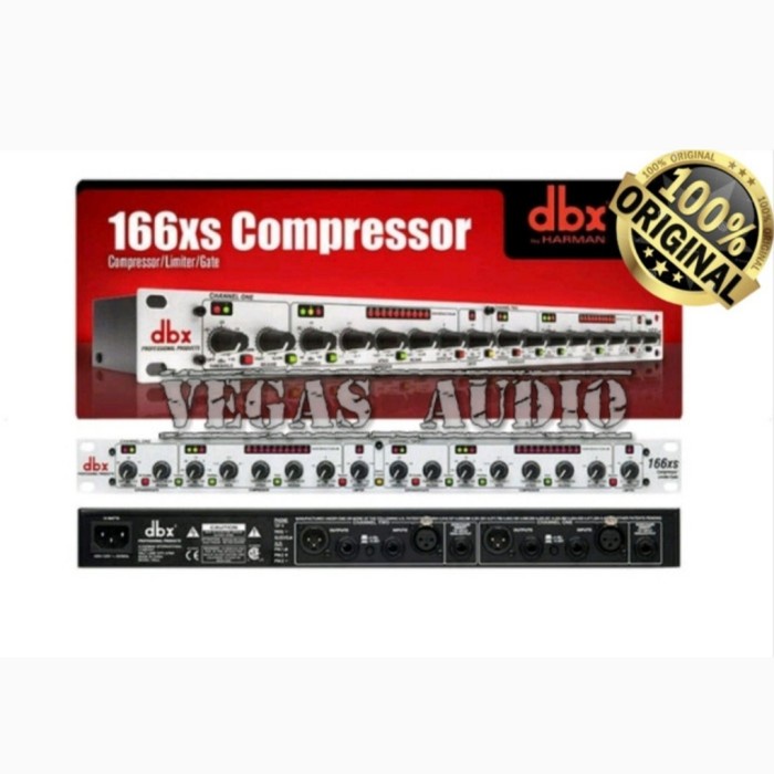 [Best Seller] Dbx 166Xs Compressor/Limiter/Gate Original Berkualitas